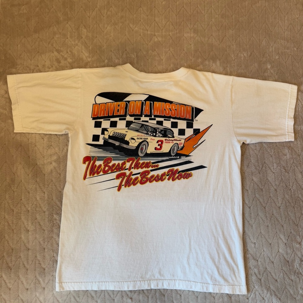 Vintage 1996 Dale Earnhardt Driver on a Mission Nascar Pre Shrunk T-Shirt